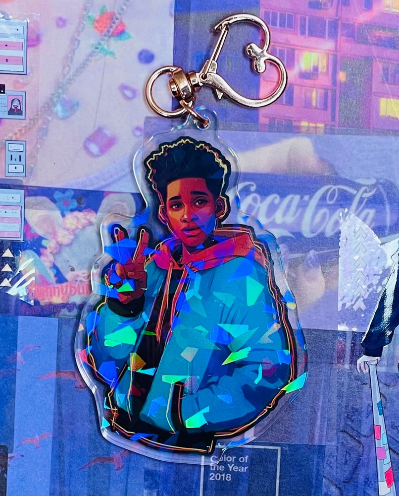 Image of Miles Spiderverse 3.5in Charm