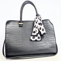 Image 1 of H&M Croc Embossed Tote*