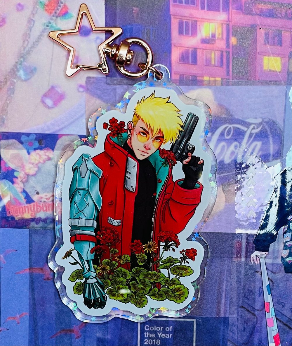 Image of Vash the Stampede 3.5in Charm