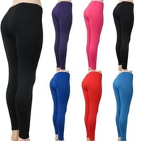 Women's Fashion Leggings- Assorted Solid Colors