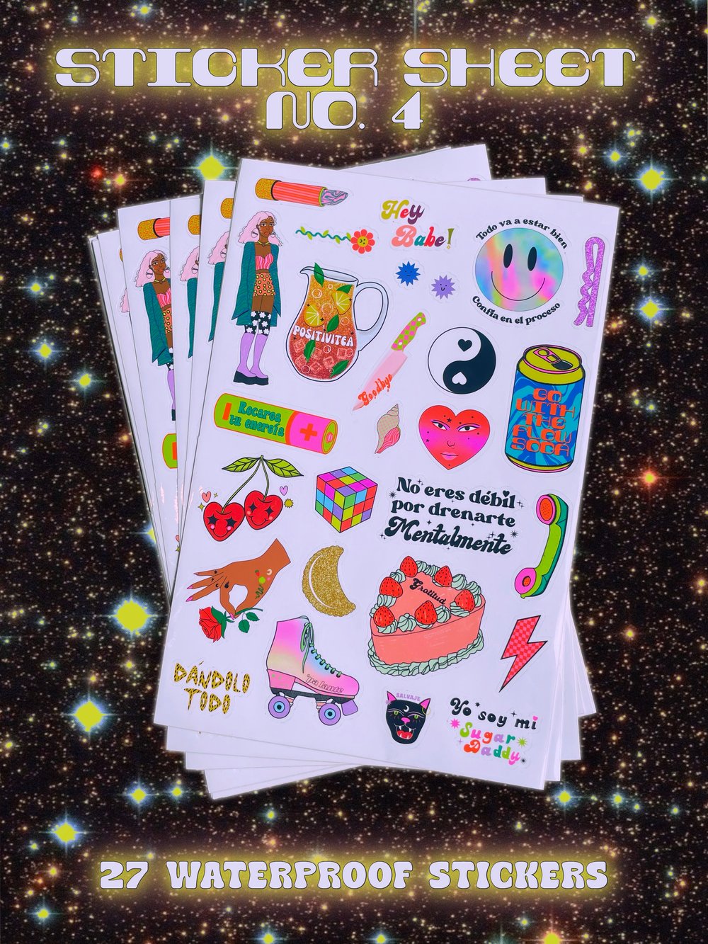 Image of Sticker Sheet No. 4