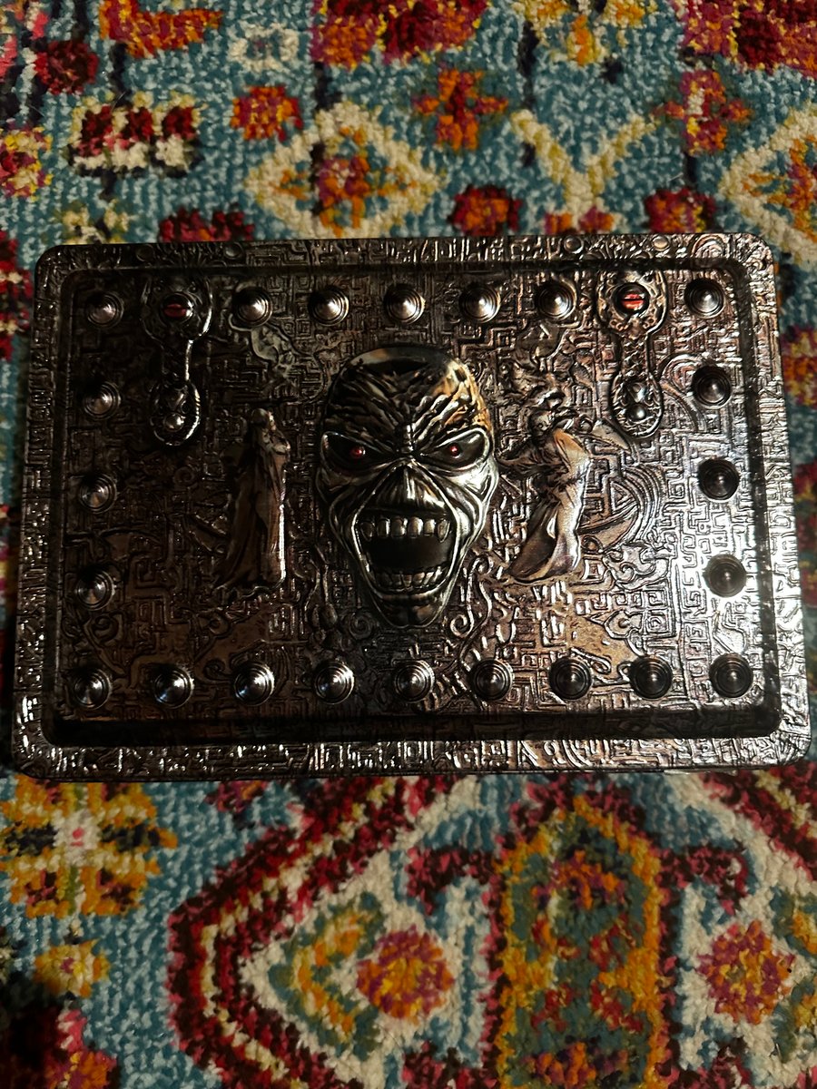 Iron Maiden-Eddie's Archives Casket 1st Edition Blue Inlay | ASH MUSIC