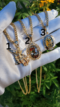 Image 2 of Saint Michael Necklaces 