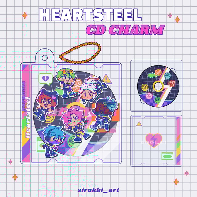 Heartsteel CD charm