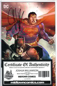 Batman Superman #1 signed