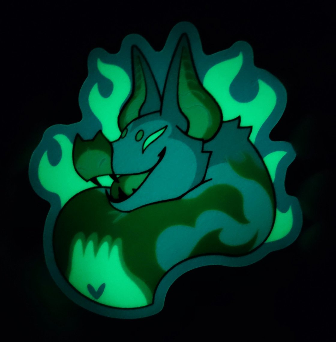 Image of Glowy Bat Sticker