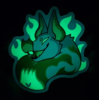 Image 2 of Glowy Bat Sticker