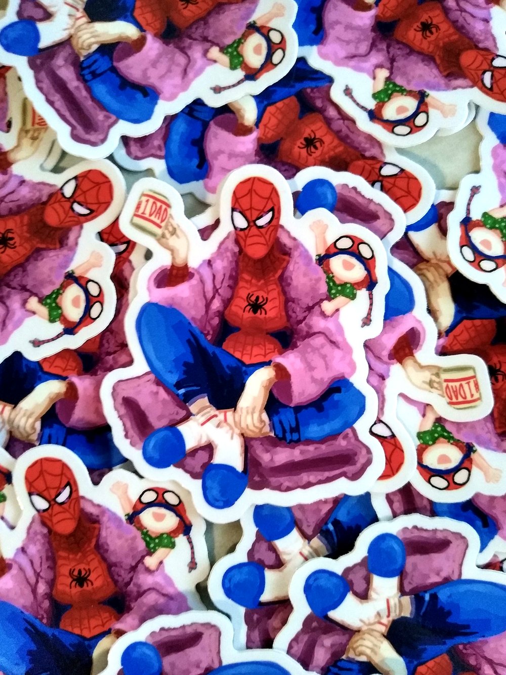 Spider-People Stickers