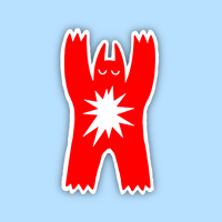 Image of star devil sticker