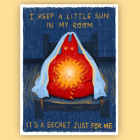 Image of "secret sun" print