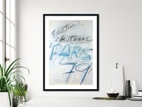 Image 2 of Cy Twombly - Le Festival d'Automne de Paris 1979, Giclee Print, Abstract Poster