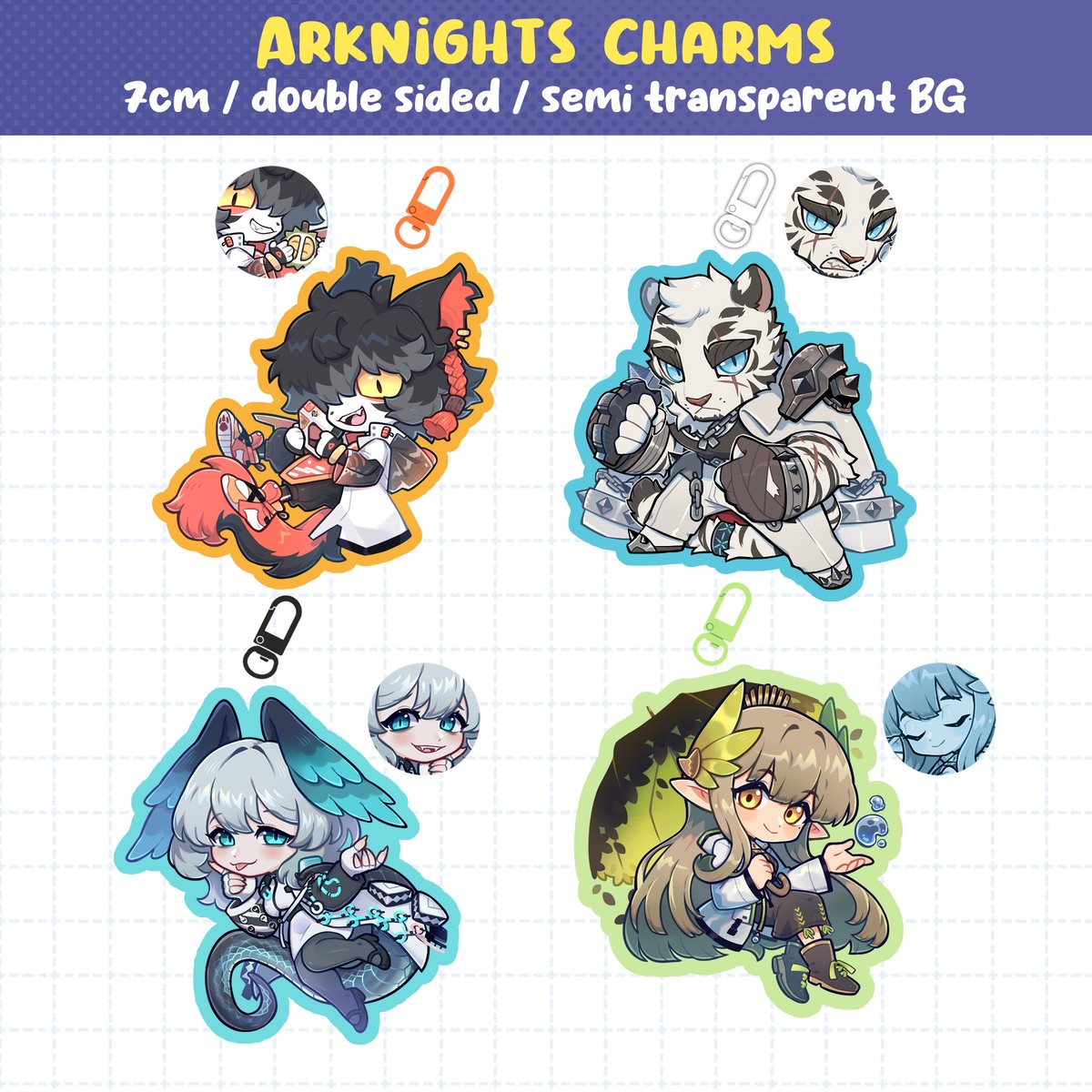 PREORDER) Arknights Mini Charms