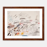 Image 1 of Cy Twombly - Untitled, 1963-64, Giclee Print, Abstract Poster