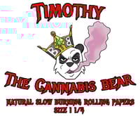 Cannabis Bear Natural Slow Burn 1 1/4  40 sheets per book