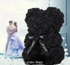 Rose Bear (Jet Black)
