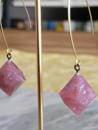 Image 2 of Pastel sparkle d10 earrings