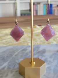 Image 3 of Pastel sparkle d10 earrings