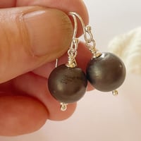 Image 4 of Silver Plum Earrings