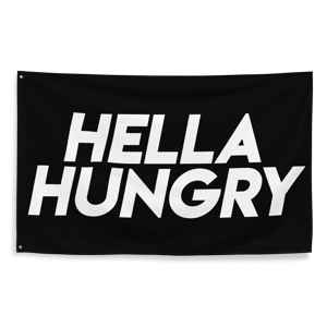 Image of Hella Hungry Flag