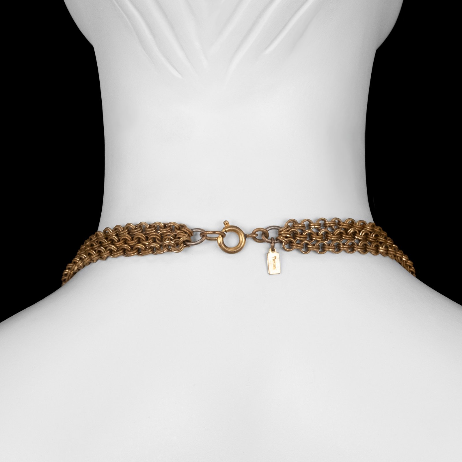 D205 sold Trifari belt Choker necklace