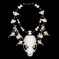 Image 4 of "Vydra" Skull and Vertebrae Necklace