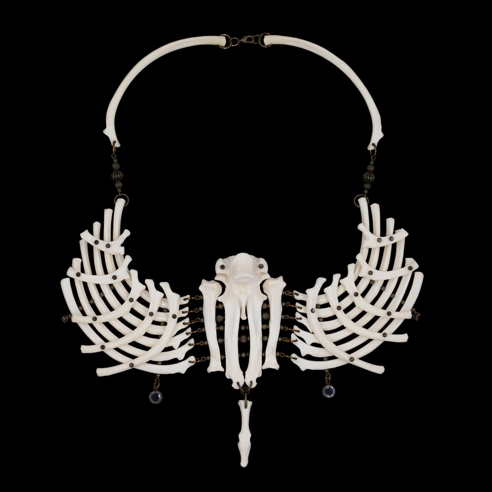 Image of "Malaje" Rib Bone Necklace - Worn by Poppy on Dragula