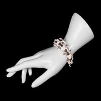 Image 1 of "Farrah" Three Strand Bone Bracelet