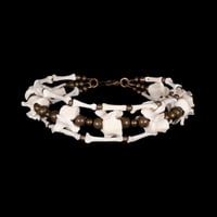 Image 2 of "Farrah" Three Strand Bone Bracelet