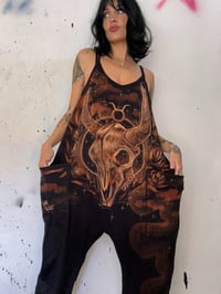 Image 3 of “TAURUS” CUSTOM BLEACH PAINTED BAGG JUMPER MEDIUM