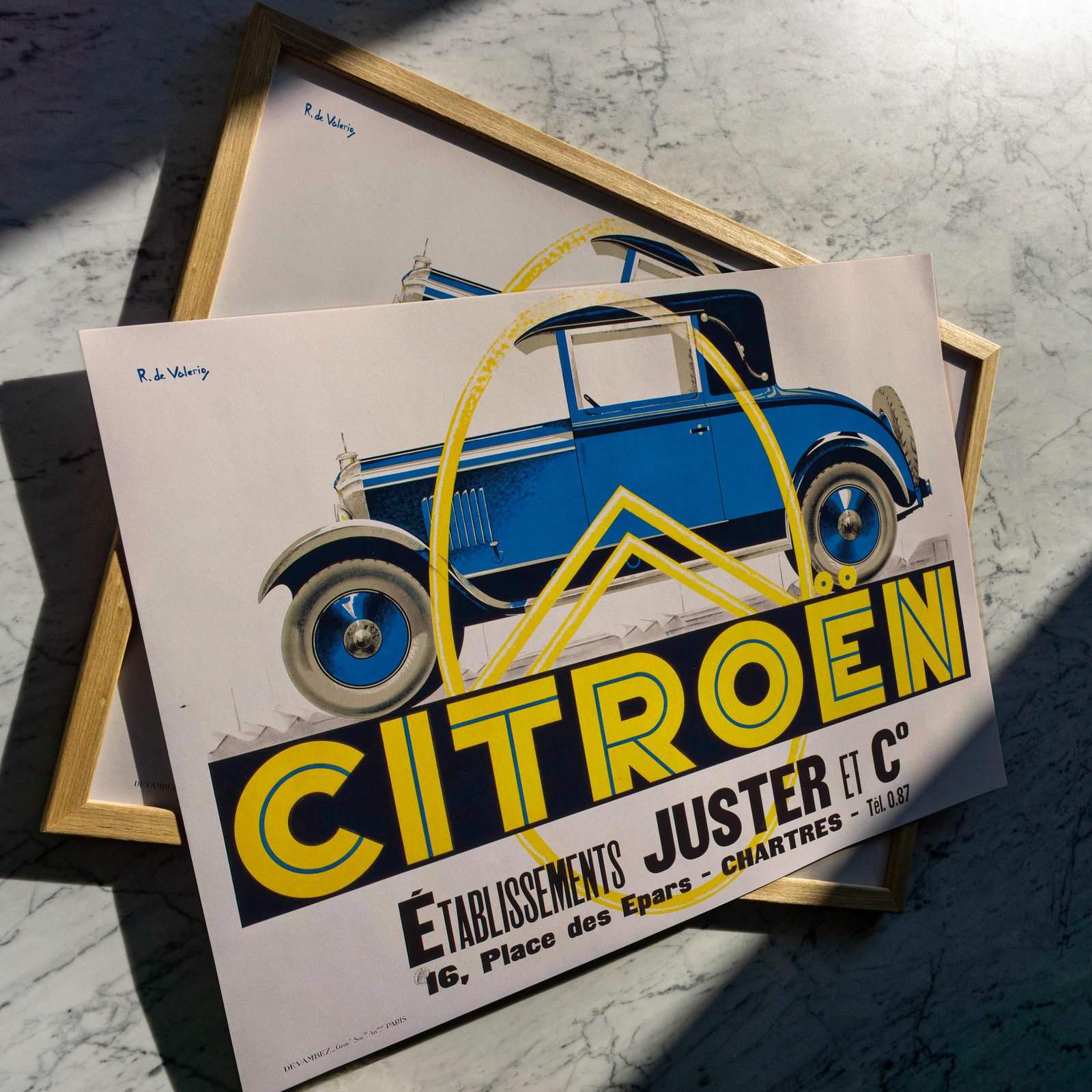 Citroen C4 Cabriolet | Roger de Valerio - 1930 | Car Poster