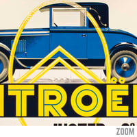 Image 2 of Citroen C4 Cabriolet | Roger de Valerio - 1930 | Car Poster | Vintage Poster