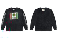 Image 1 of Cross Colours - Vintage Label Logo LS T Shirt - Black Mineral