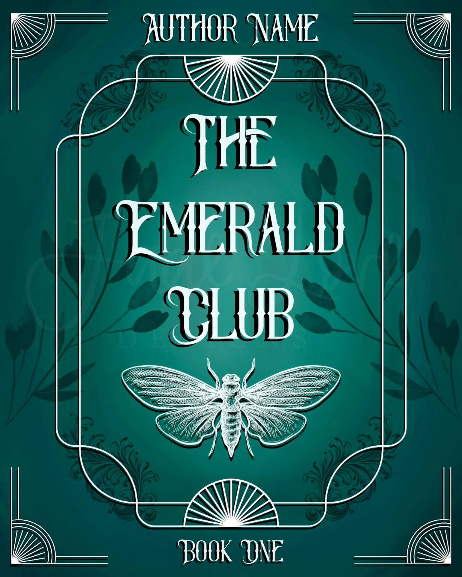 Image of "The Emerald Club" Pre-Made Cover Design 