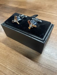 PROPELLER two tone cufflinks