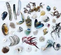 Image 1 of Coastal Flatlay Print I (Tiny Fisherman)