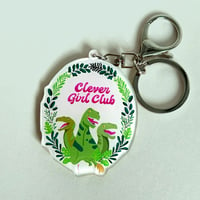 Image 1 of Clever Girl Club Keyring