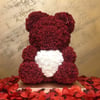 Limited Edition Burgundy Rose Bear