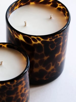 Image of Safari Collection Scented Candles - Leopard