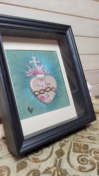 Image 4 of Tableau brodé SACRE COEUR 