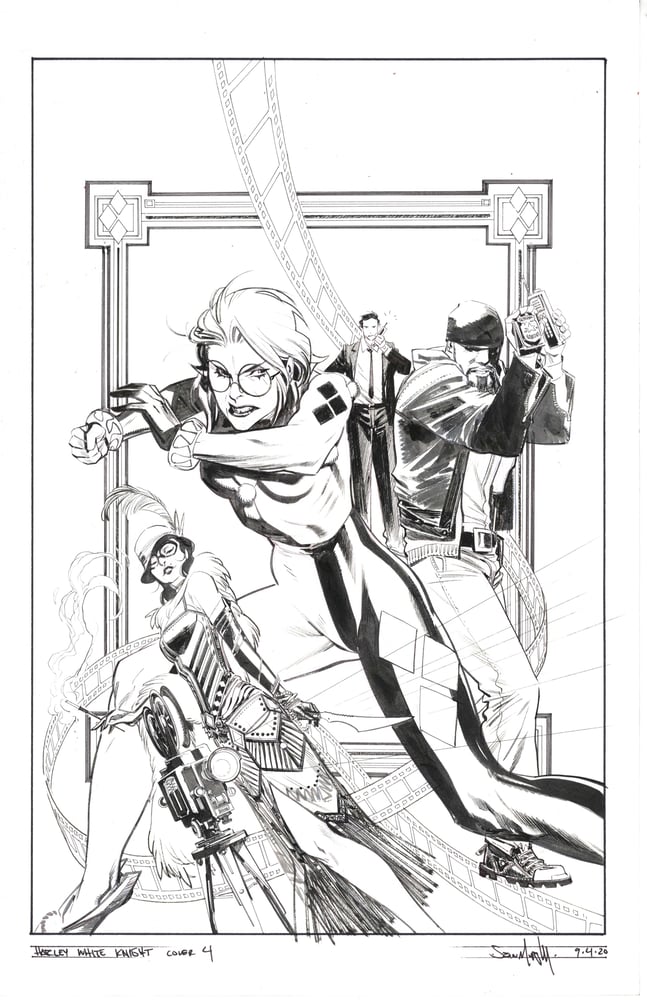 Image of Batman White Knight Presents: Harley Quinn #4 Cover
