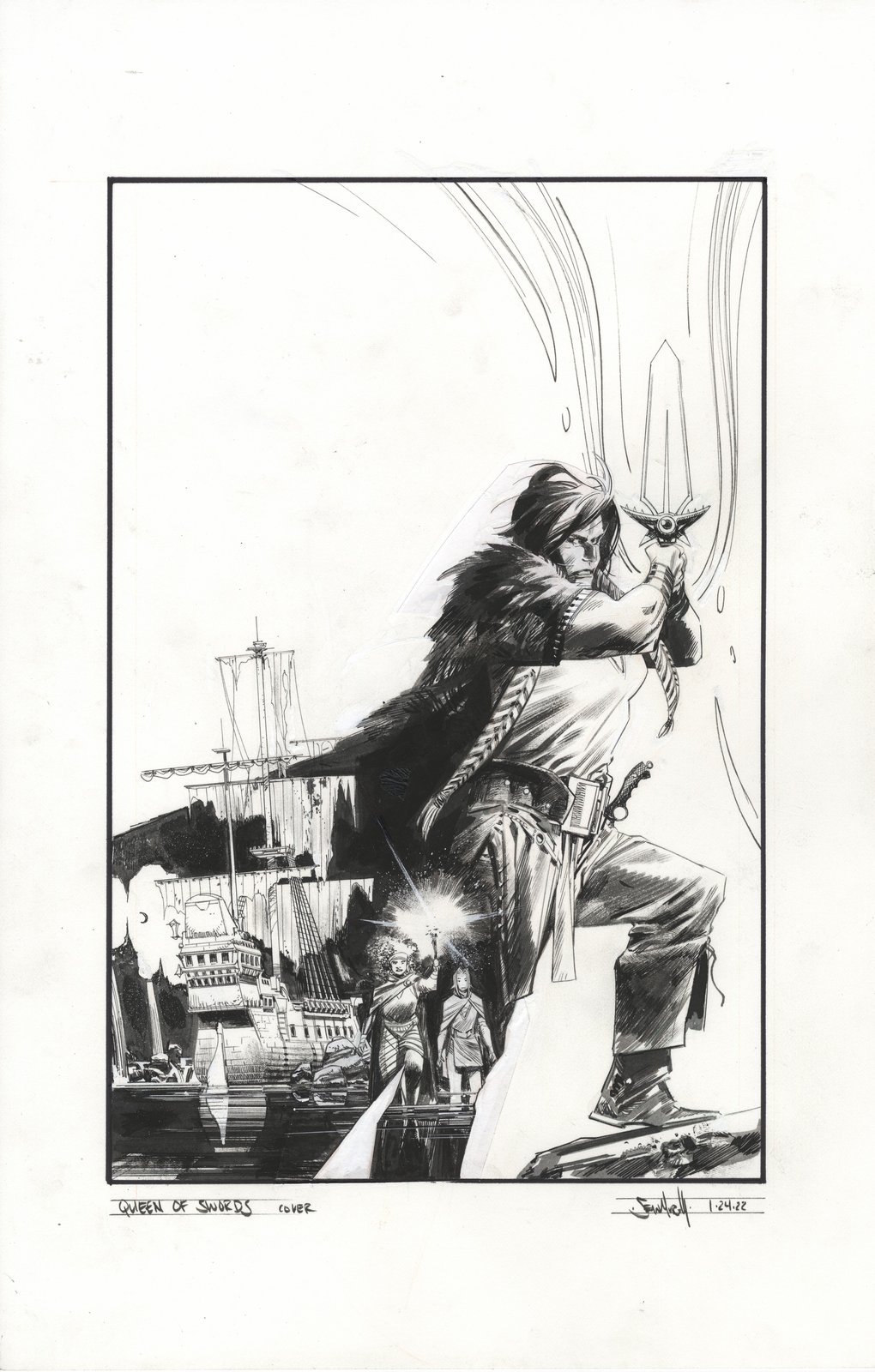Image of Queen of Swords #1 Cover