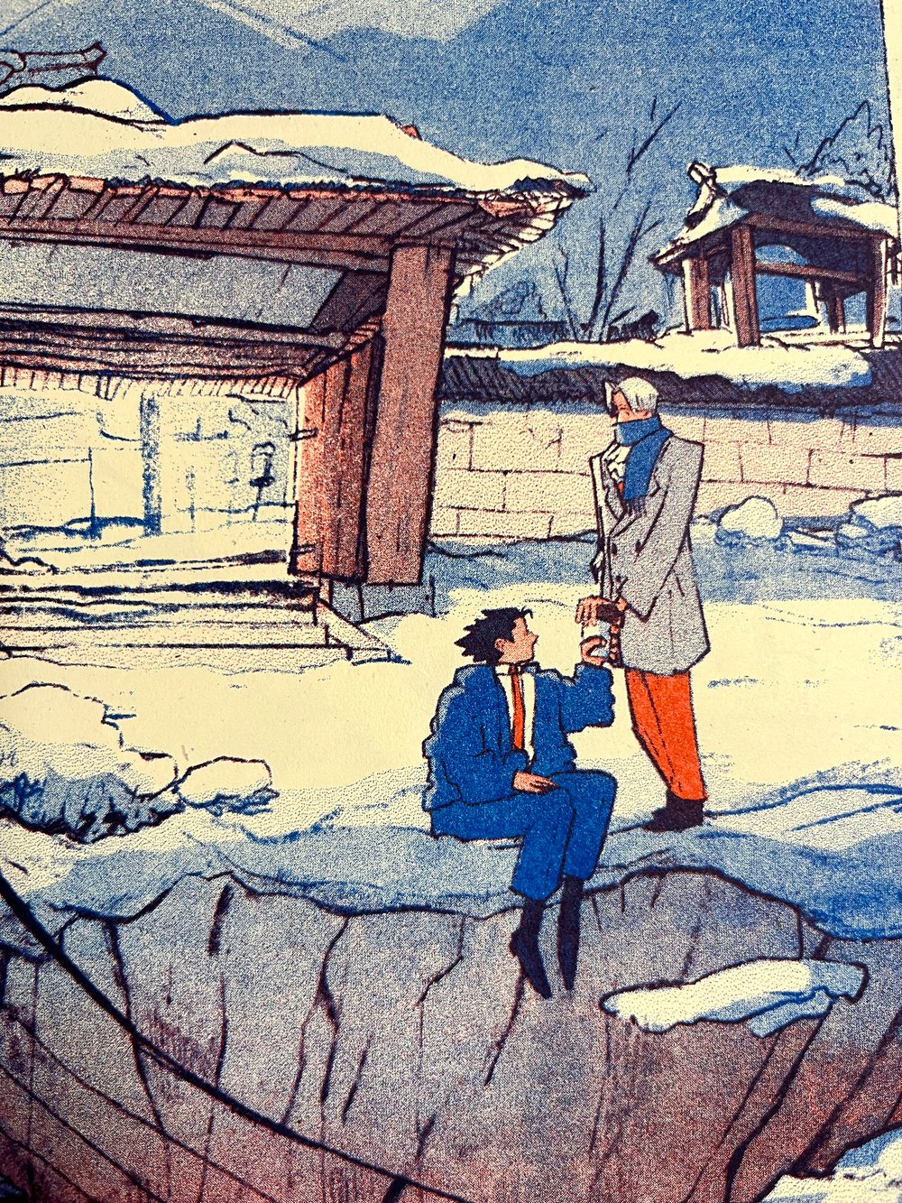 Image of AA: Hazakura Temple Risograph
