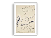 Image 1 of Cy Twombly - Exhibition Poster, Yvon Lambert Gallery 1980, Giclee Print, Abstract Poster