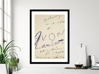 Image 4 of Cy Twombly - Exhibition Poster, Yvon Lambert Gallery 1980, Giclee Print, Abstract Poster