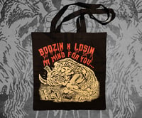 Bone Trail Apparel - Boozin n Losin Black Tote Bag