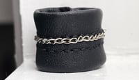 Image 4 of BAD GUY limited edition chain vegan leather ring