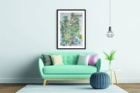 Image 2 of Sam Szafran - Feuillages Giclee Print, Monstera Palm Poster