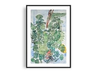 Image 1 of Sam Szafran - Feuillages Giclee Print, Monstera Palm Poster