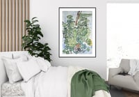 Image 3 of Sam Szafran - Feuillages Giclee Print, Monstera Palm Poster