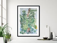 Image 5 of Sam Szafran - Feuillages Giclee Print, Monstera Palm Poster